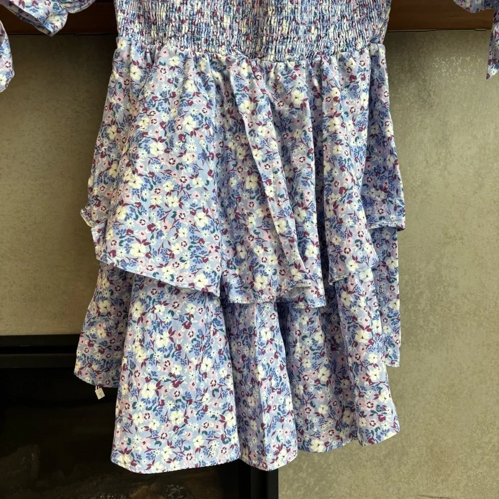 Yumi Kim Tessa Mini Dress in Angel Eyes in Blue, Size L